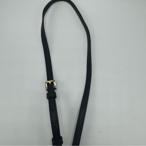 Michael Kors Fulton Crossbody Bag Dark Blue Leather Purse - Picture 15 of 15